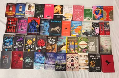 HUGE BOOK SALE WITH DIFFERENT GENRES
