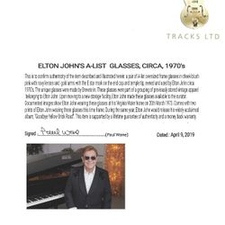 Elton John's Personal Glasses