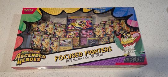 Pokémon TCG: Mega Evolution Ascended Heroes Focused Fighters Premium Collection