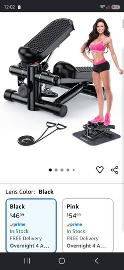 KitGody Mini Stepper with Resistance Bands, Portable Stair Stepper for Home 330LBS Capacity