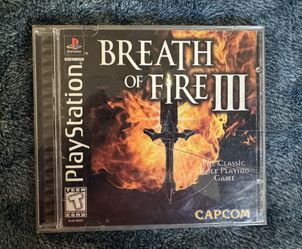 SONY PlayStation PS1 PSOne Rare Breath of Fire III 3 (COMPLETE)