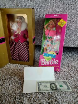 Vintage Barbie Doll Lot of 2 Boxed
