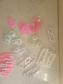 Moldes De Silicon Y Cortadores De Fondant