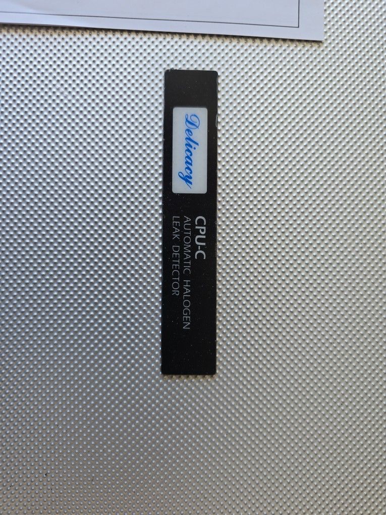 Automatic Halogen Leak Detector