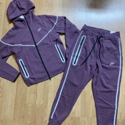 Purple Reflective Nike Tech
