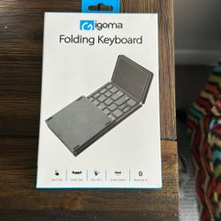 NEW Igoma Folding Bluetooth Keyboard – Ultra Slim & Portable 💻