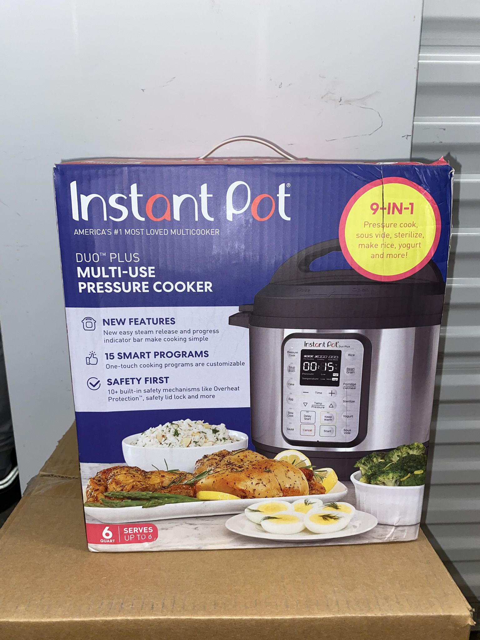 Instant Pot 9in1 Multi Use Pressure Cooker 