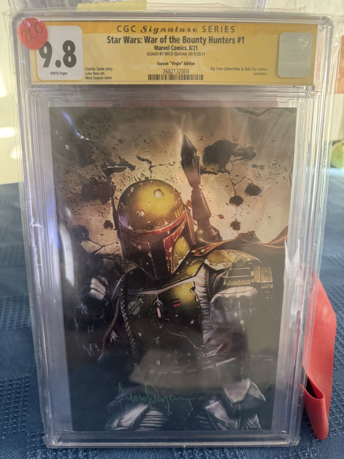 Star Wars - War Of The Bounty Hunters 1 Cgc 9.8 Mico Suayan Virgin