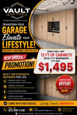 Garage cabinets