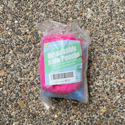 Disposable Rain Poncho