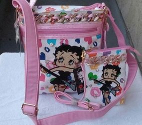 Betty Boop purse set