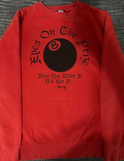 Stussy 8 Ball Red Sweater