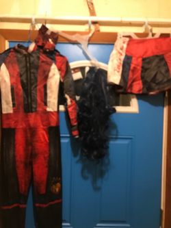 Disney descendent’s 3, evie’s hearts-costume size is girl-L-10-12, (readDescription)