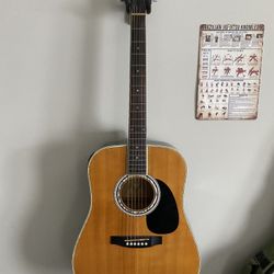 Acoustic Guitar with Amp and Guitar bag