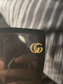 Gucci Sunglasses Black with Gold GG Logo