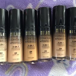 New Milani Conceal Perfect Foundations 