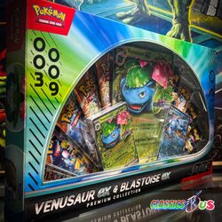 Pokemon  Venusuar and Blastoise Ex Premium Collection 