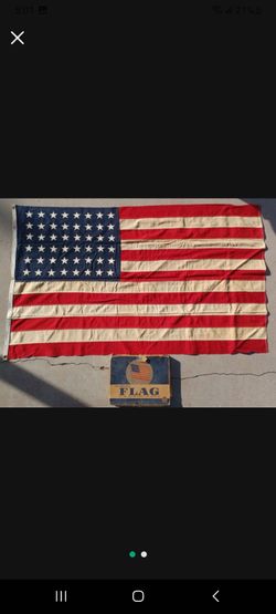 48 STAR FLAG w ORIGINAL BOX