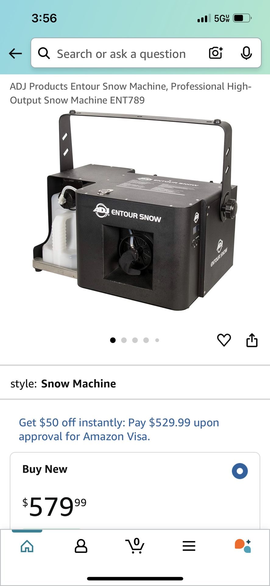 ADJ Entour Snow Machine