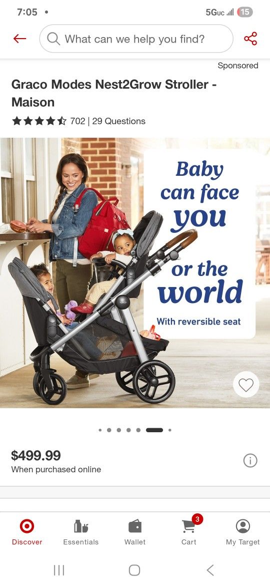 Graco Double Stroller