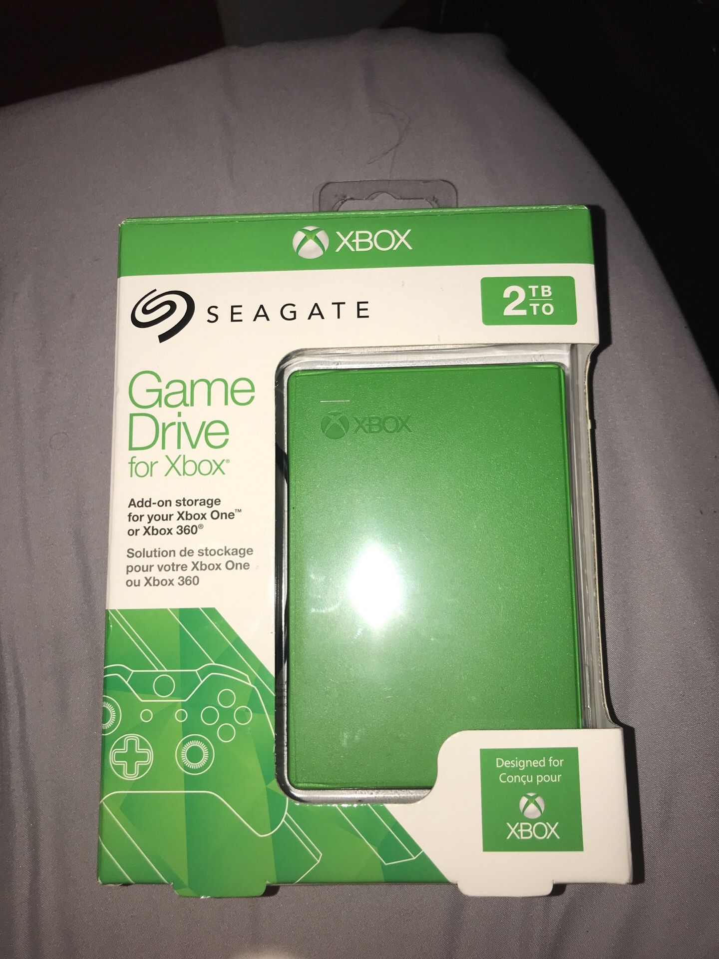 Seagate Xbox one 2tb game/hard drive