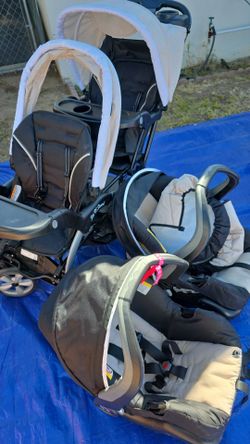Double Stroller With Carseats