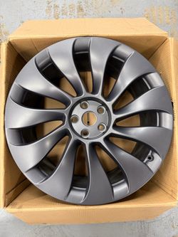 Tesla Model Y Performance 21” Uberturbine Wheels – OEM Front + Rear Pair