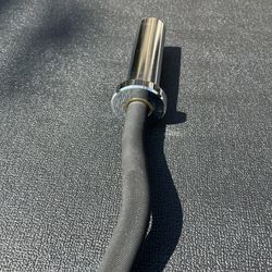 Brand New Bar - Black Zinc Olympic Ez Curl Bar (MINOR SCUFFS) - Click On My Profile For More Gym Equipment!