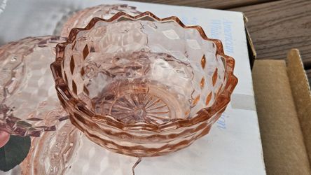 Glass Salad Bowl Set