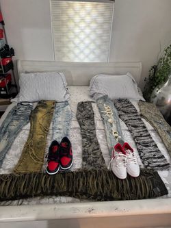 Shoes and jeans