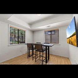 Haystack Bar Height Dining Table With 4 Chairs