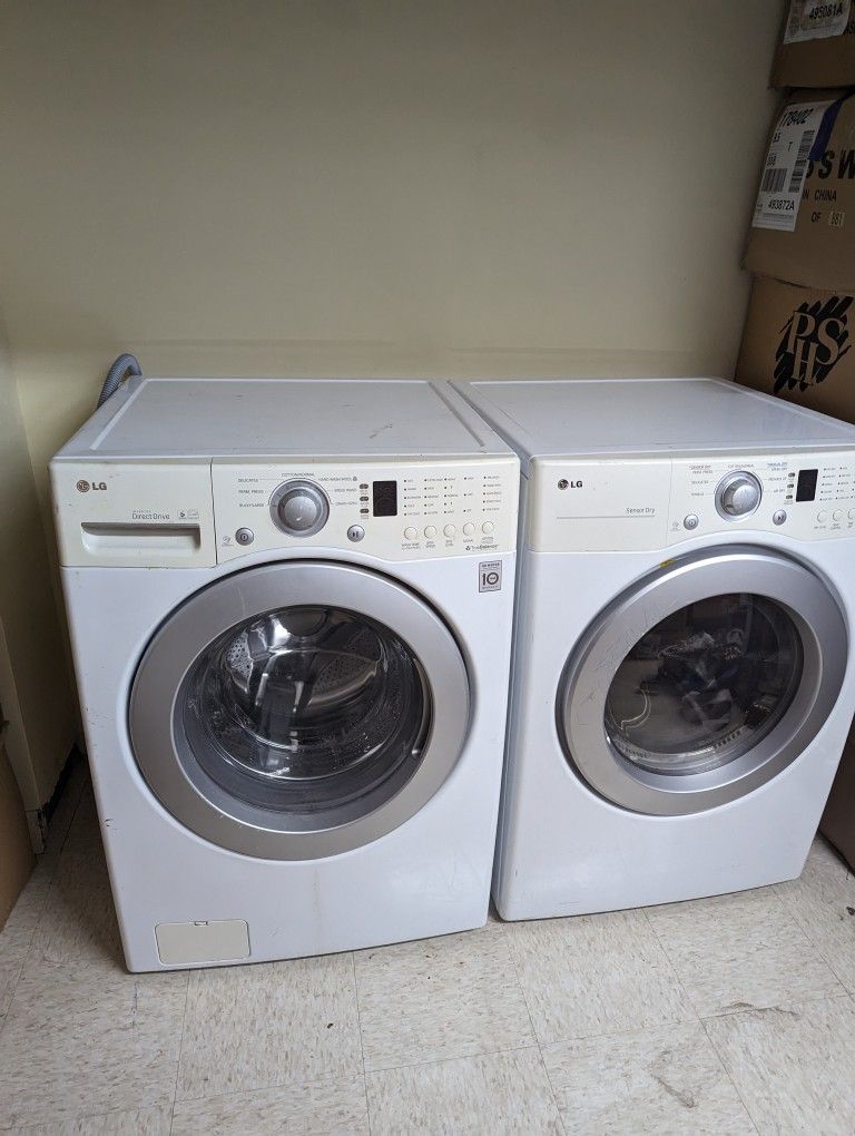 Lg Electric Washer And Dryer Combo Set