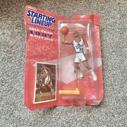 1997 Starting Lineup Grant Hill Special 10th Year Edition Figure & Card Rare