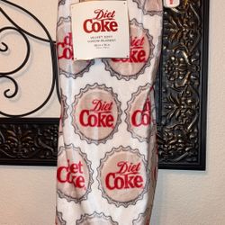 Diet Coke Bottle Cap Throw Blanket ( Read Description) 