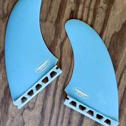 TERRAMAR SURFCO MR "BELLS BEACH" TWIN SURFBOARD FINS..HOLIDAY SALE $69 FACTORY DIRECT NRW