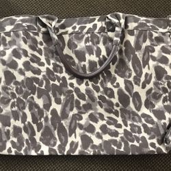Animal Print Tote/change Purse 