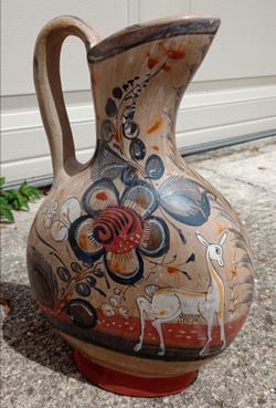 Tonala Pottery Vase Pitcher *20.00 Firm*