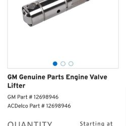 GM Genuine Parts Engine Valve Lifters For 5.3 Litter