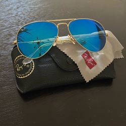 RayBan Blue Polarized Sunglasses 