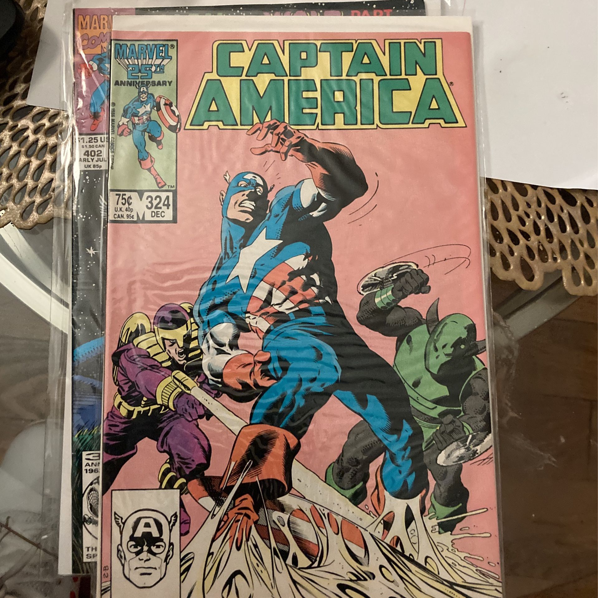 Marvel 25 anniversary Captain America