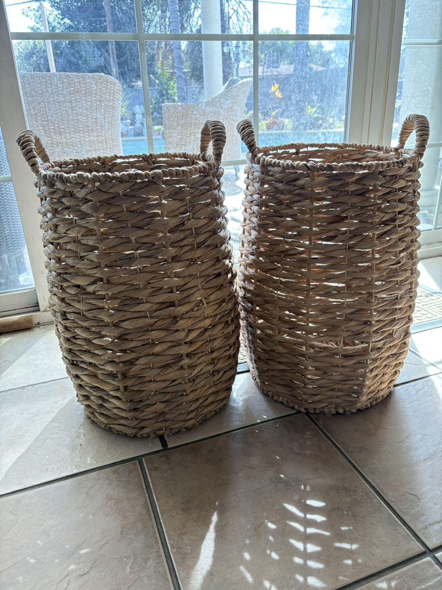 2 Wicker Baskets