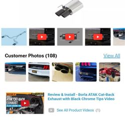2018 - 2023 Mustang GT Borla ATAK Exhaust