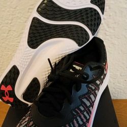 Under Armour Charged Breeze 2 Men's Running Shoes, Downpour Gray/After Burn, M10