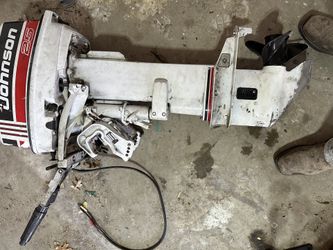 Johnson 25 Horsepower Push Start