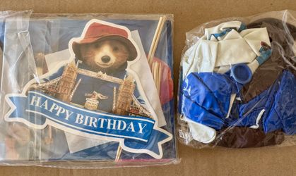 Paddington Bear Birthday Decorations