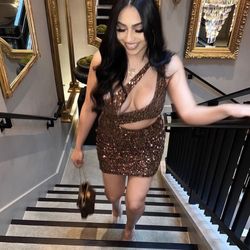 sparkly sequin dress