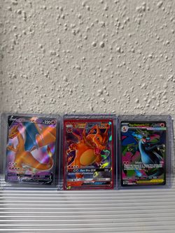 Charizard gx, v and x