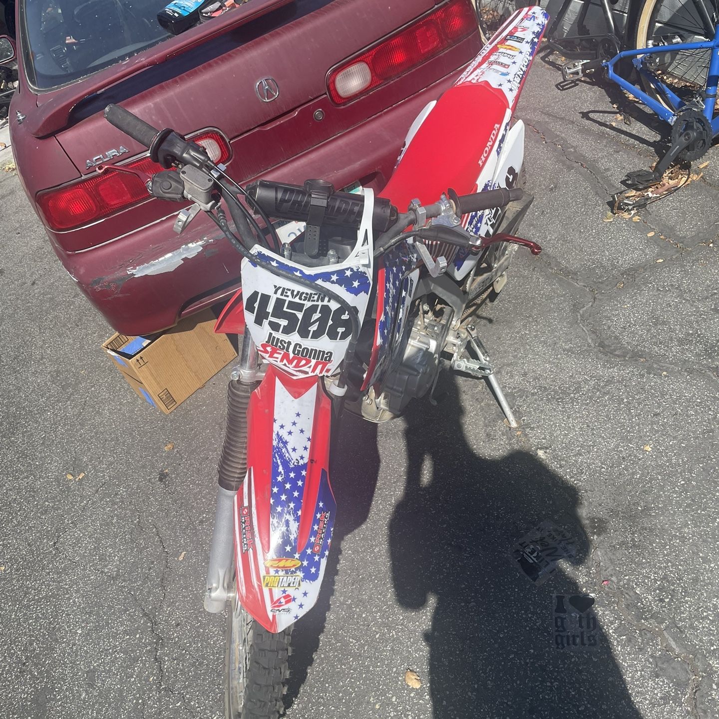 2021 CRF 125F dirtbike