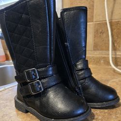Baby/toddler Black Boots Size 7
