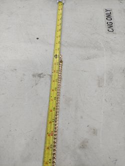 Gold Plated Chain And Gold Green Size 11